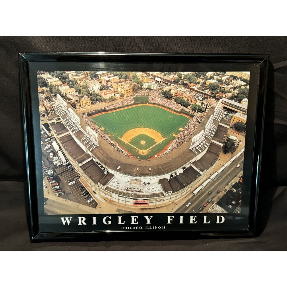 Framed Historic Wrigley Field Friendly Confines Of Chicago Cubs 8" X 10" Picture